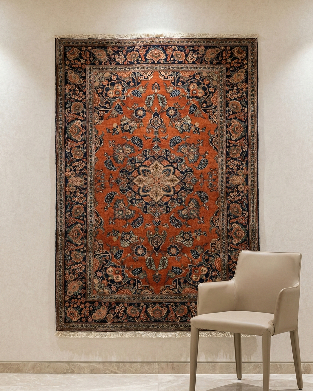 Striking Persian-style carpet