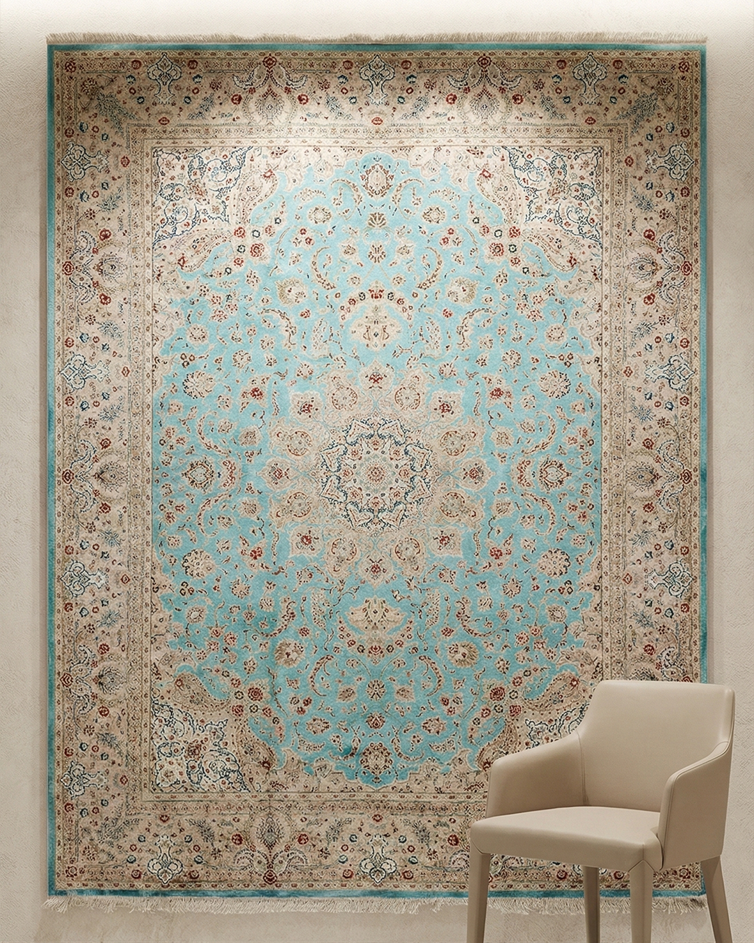 This exquisite Persian-style carpet