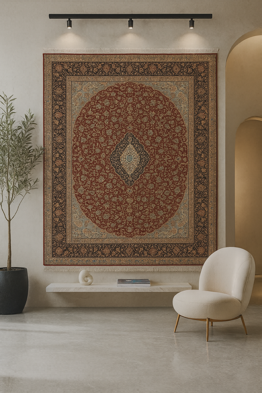 Royal Red Persian Medallion