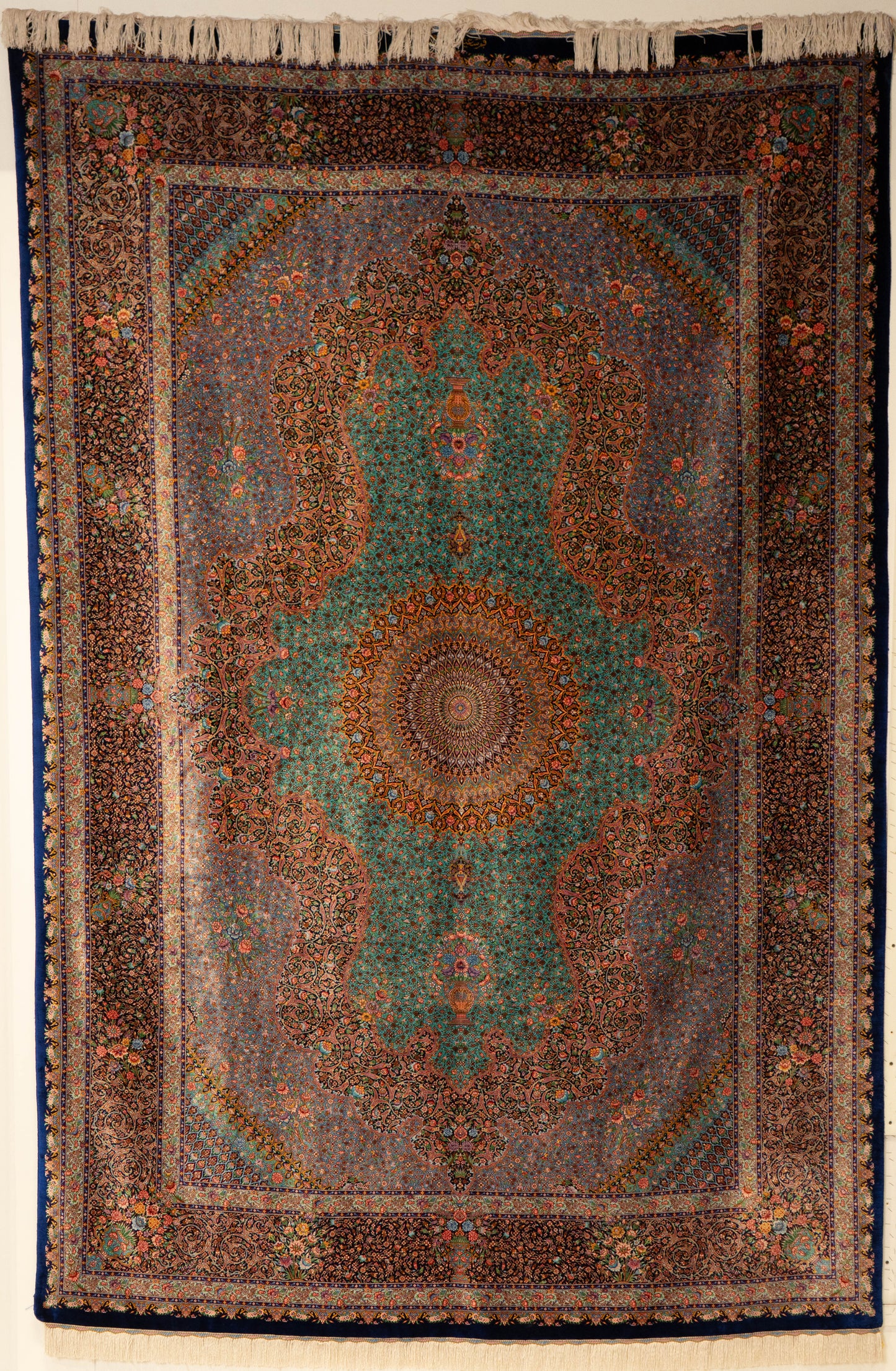 Teal Majesty Persian Carpet HM