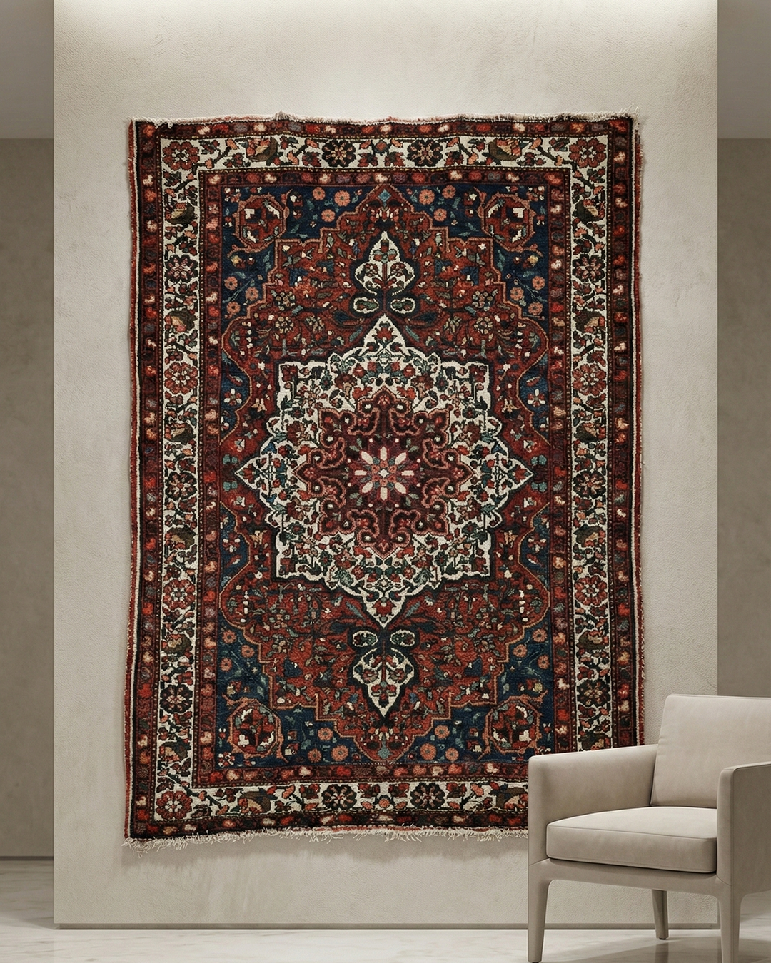 Classic Persian Medallion Carpet