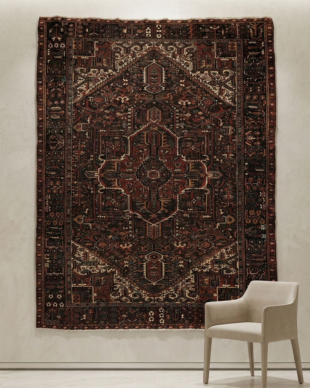 Classic Persian Paisley Field Carpet