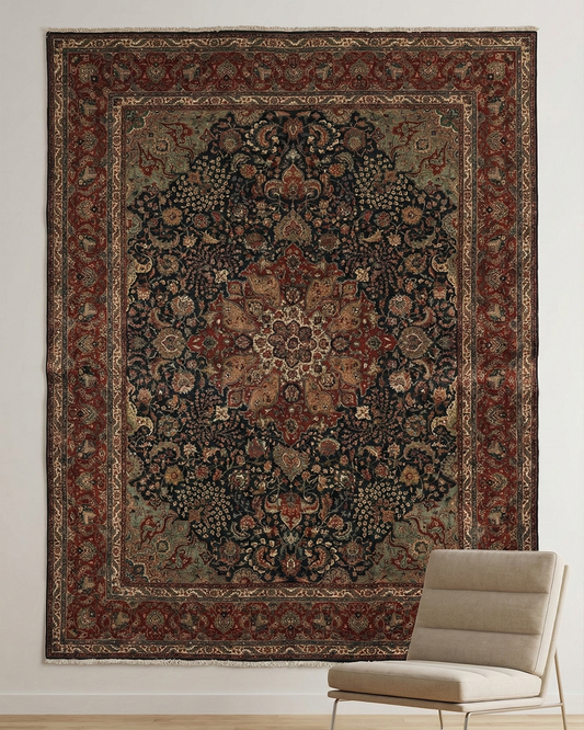 Elegant Persian-style carpet