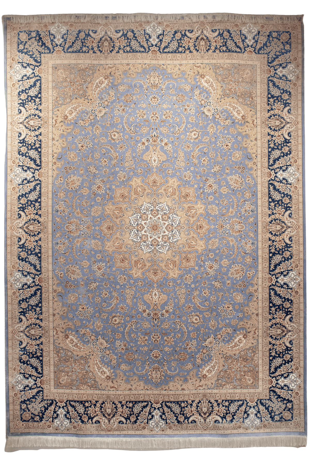 Elegant Silk & Wool Machine-Made Carpet CPTMM20001