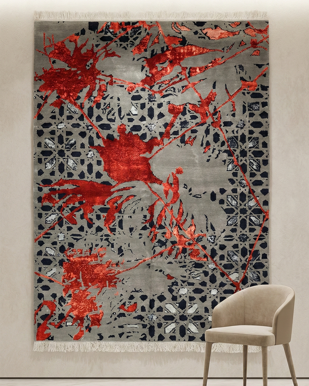 Striking contemporary carpet HM