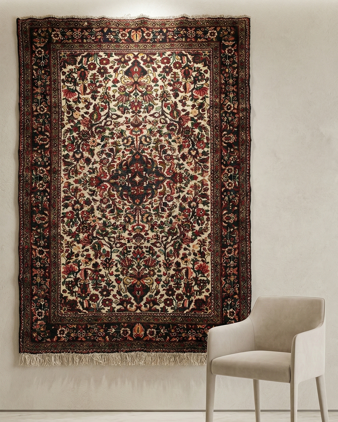 Elegant Persian-style carpet