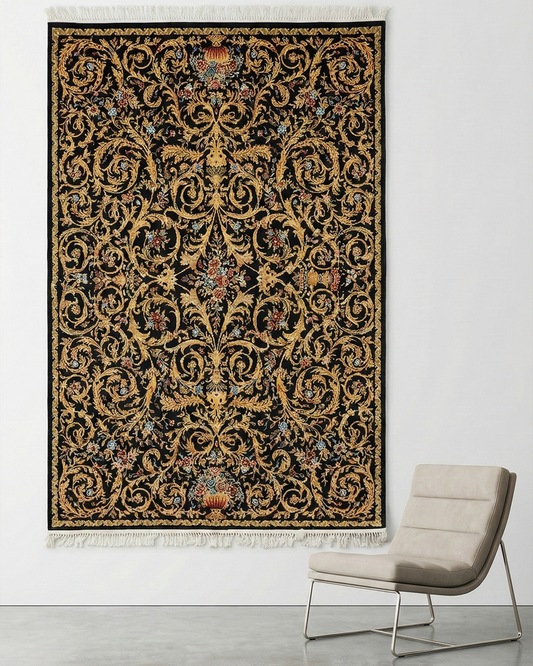 Striking Persian-style carpet