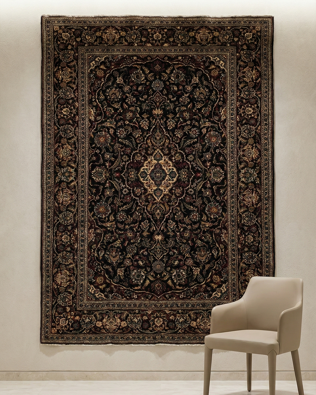Striking Persian-style carpet