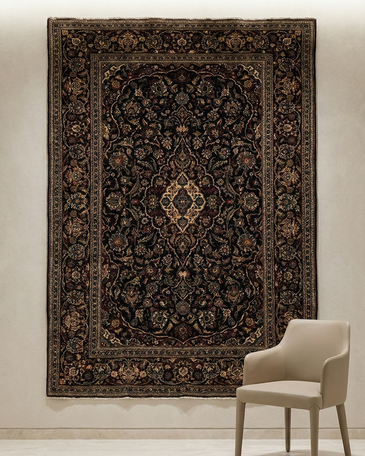 Striking Persian-style carpet