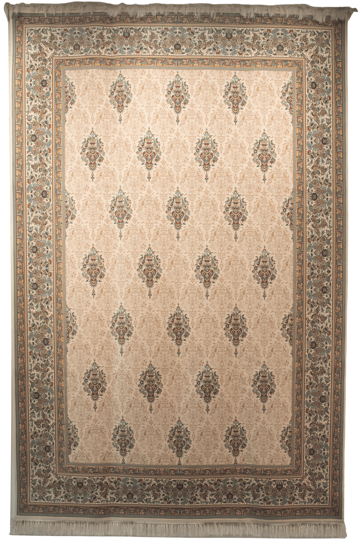Persian-Inspired All-Over Pattern Carpet – Ivory & Sage CPTMM20062