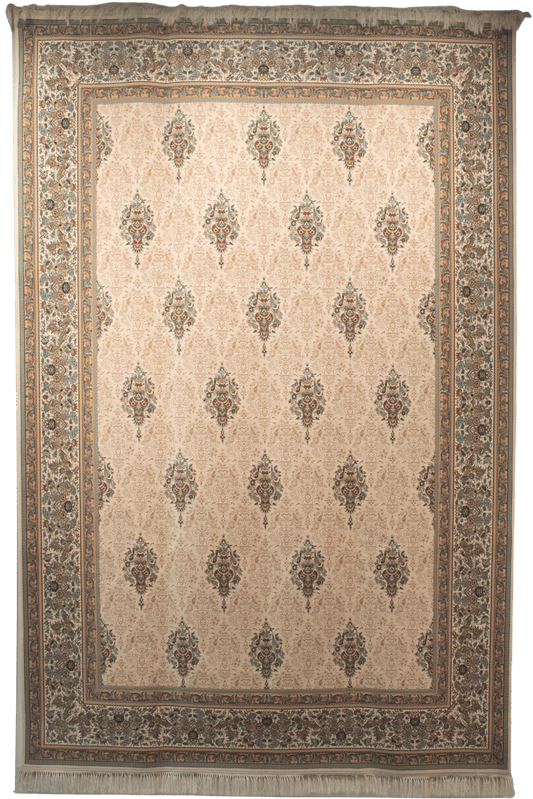 Persian-Inspired All-Over Pattern Carpet – Ivory & Sage CPTMM20062