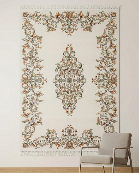 Refined Persian-style carpet