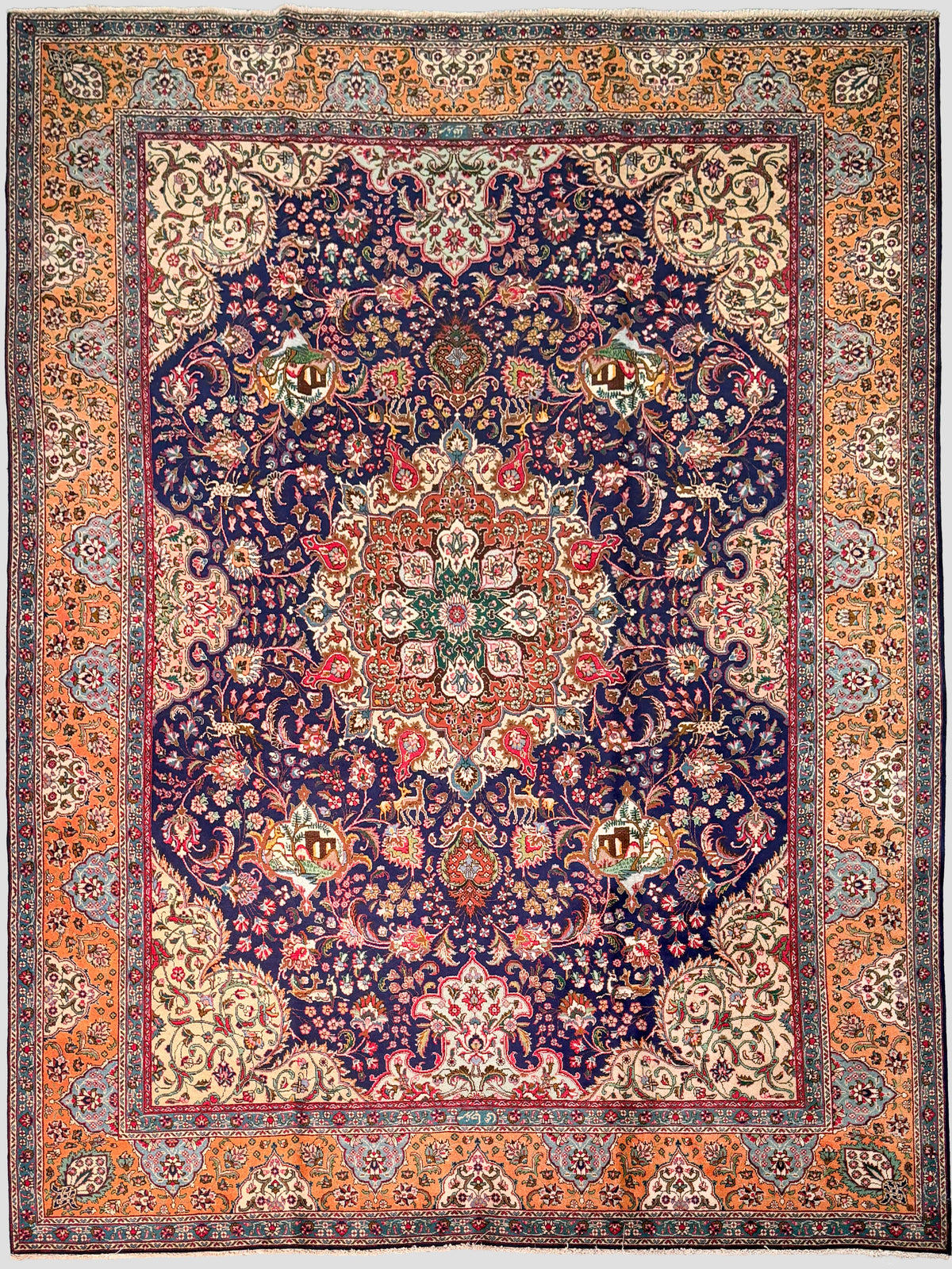 Elegant Tabriz Handmade Wool & Cotton Carpet HM CPTHM10036