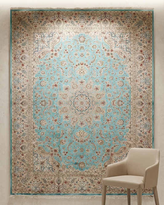 This exquisite Persian-style carpet