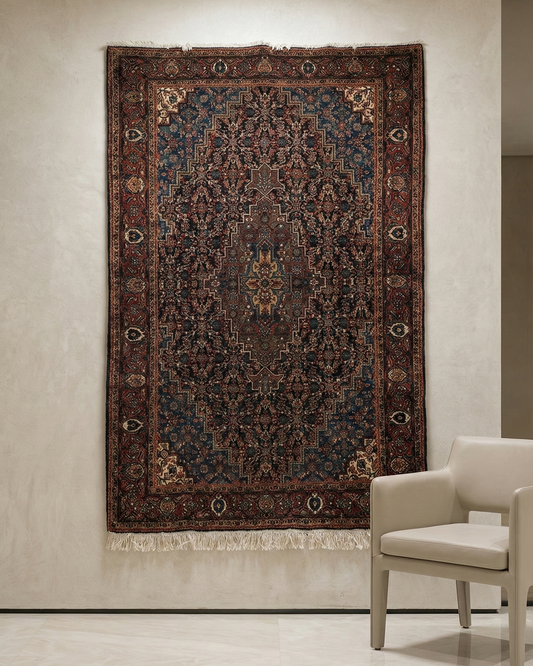 This classic Persian-style carpet