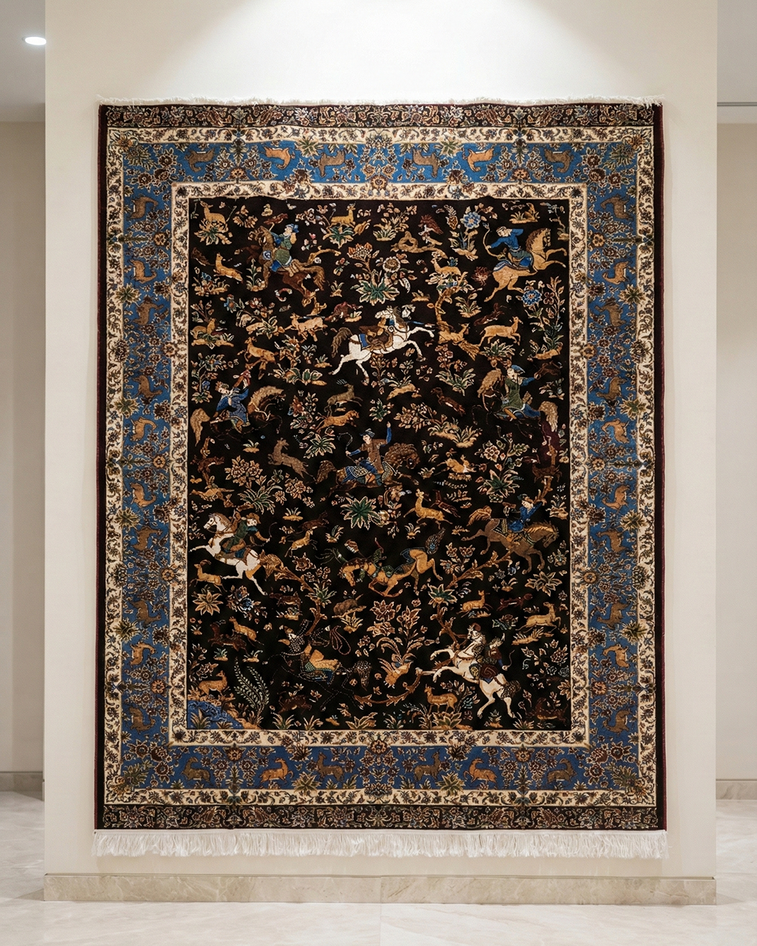 This exceptional Persian-style carpet