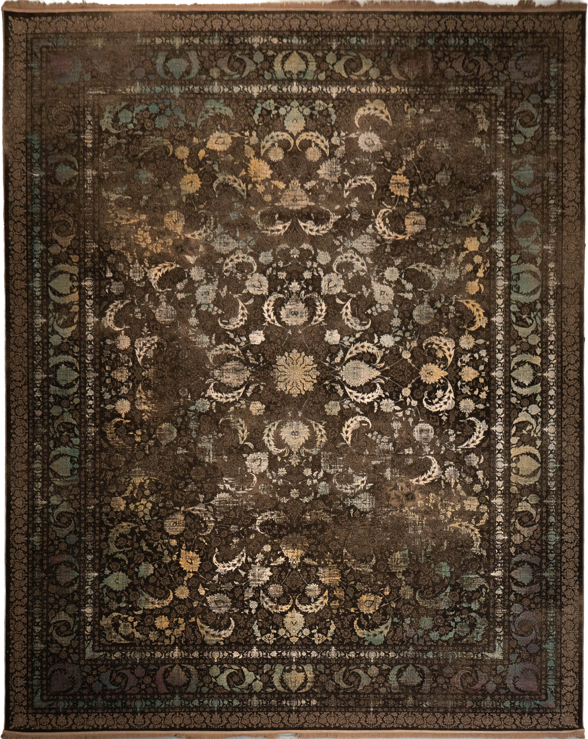 Vintage Midnight Garden Persian Carpet CPTMM20042