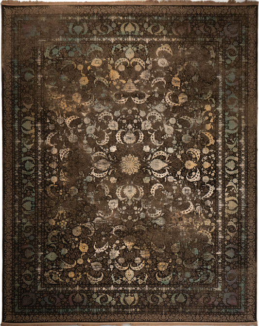 Vintage Midnight Garden Persian Carpet CPTMM20042