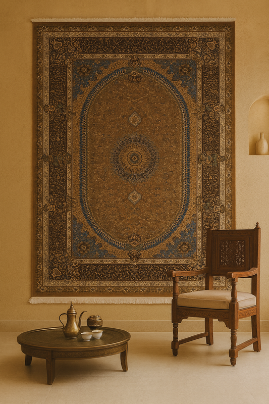 Persian Oval Medallion Masterpiece