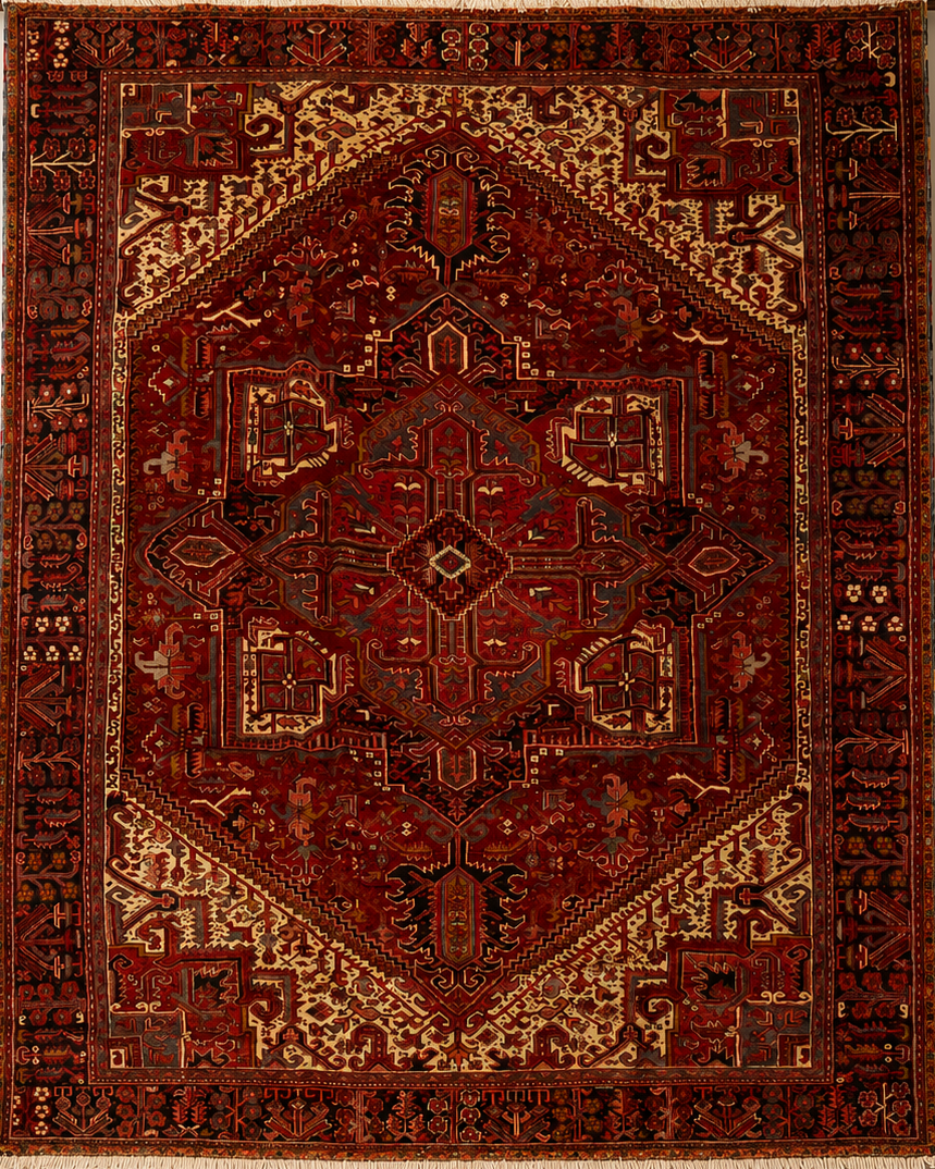 Classic Persian-style carpet CPTHM10003