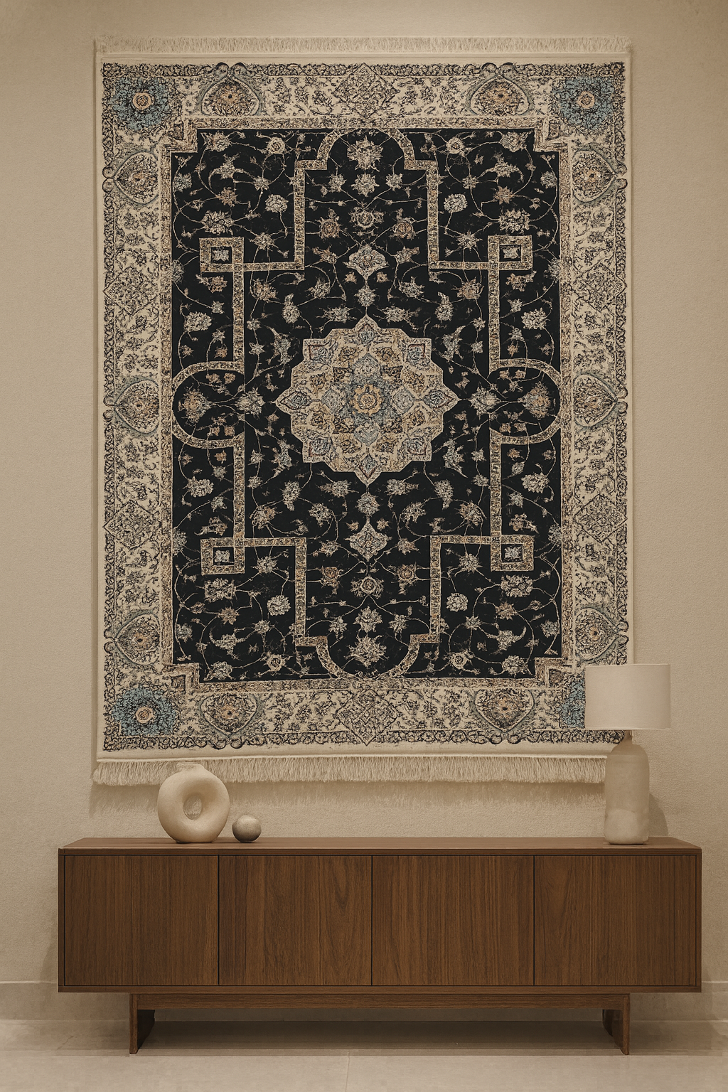 Midnight Elegance Persian Carpet