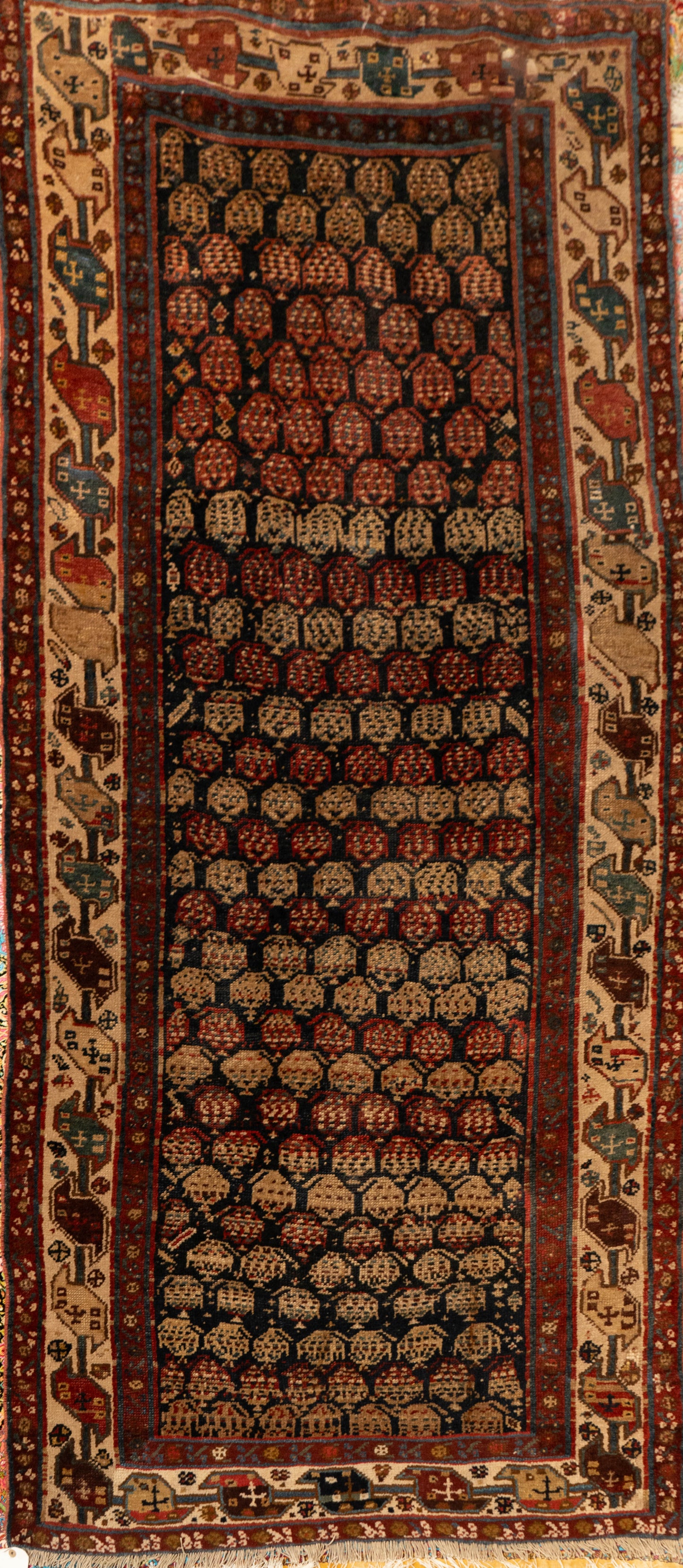Authentic Shahsavan Handmade Runner Carpet HM