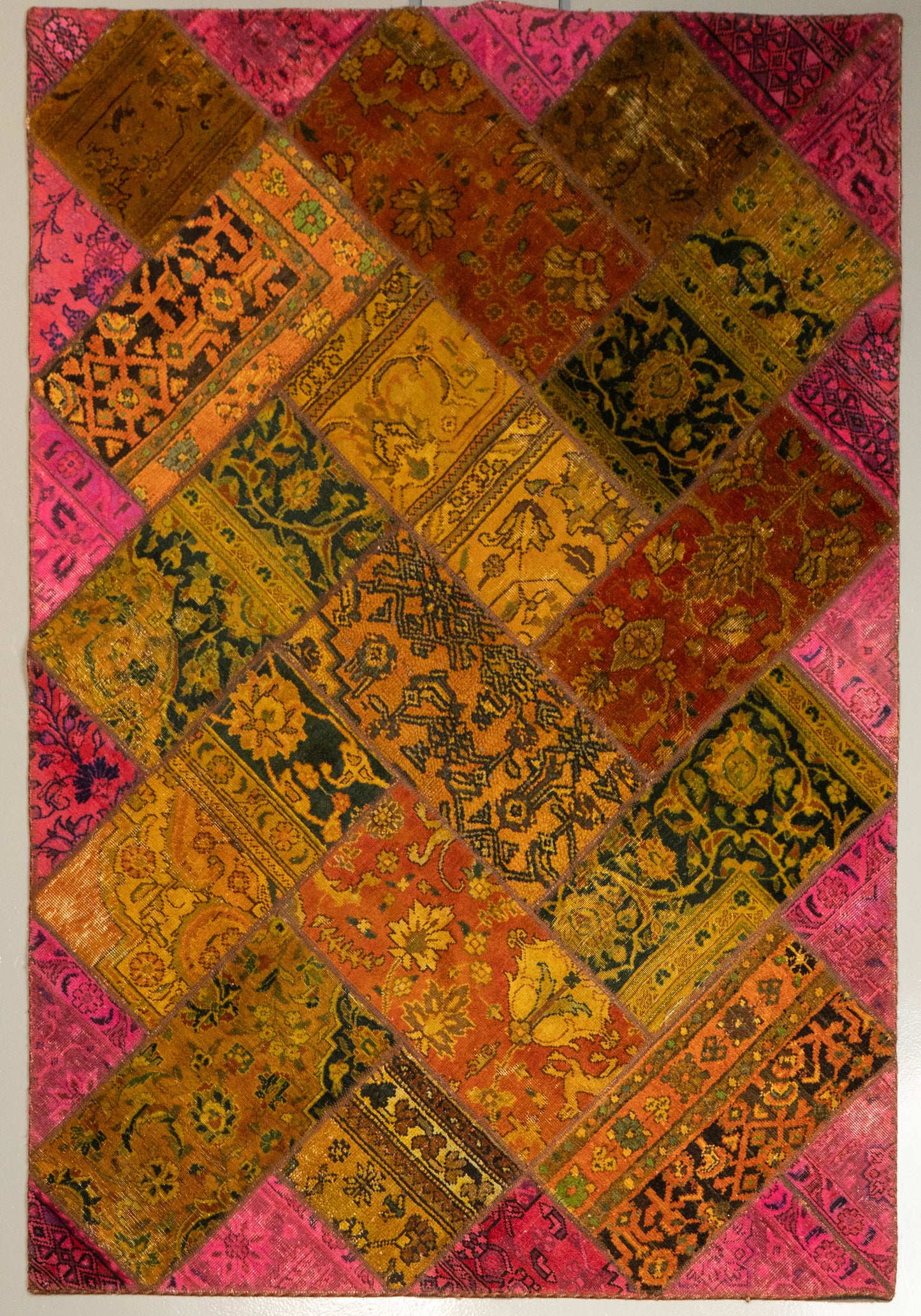 Vibrant Patchwork Rug HM