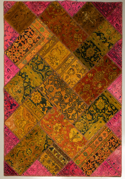 Vibrant Patchwork Rug HM