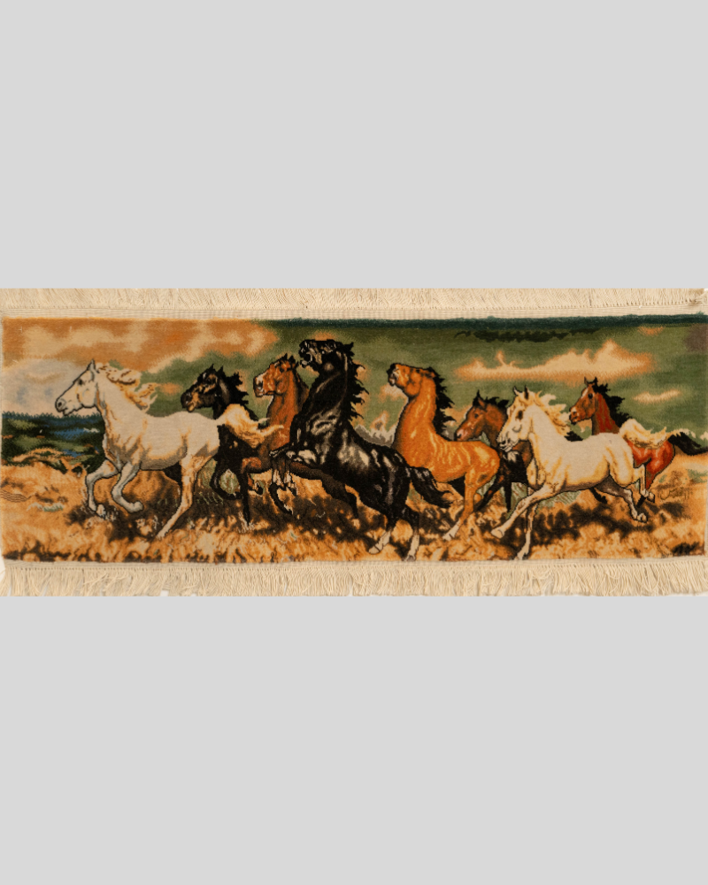 Antique-Style Floral Medallion Vintage Carpet CPTHM10077