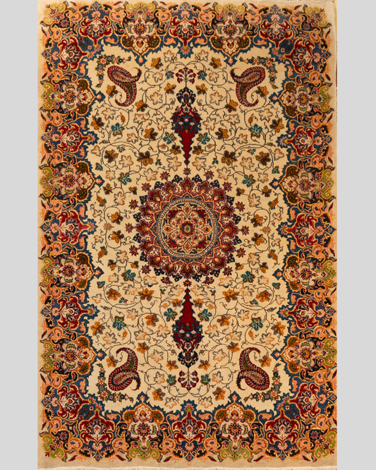 Classic Persian Floral Medallion Carpet CPTHM10021