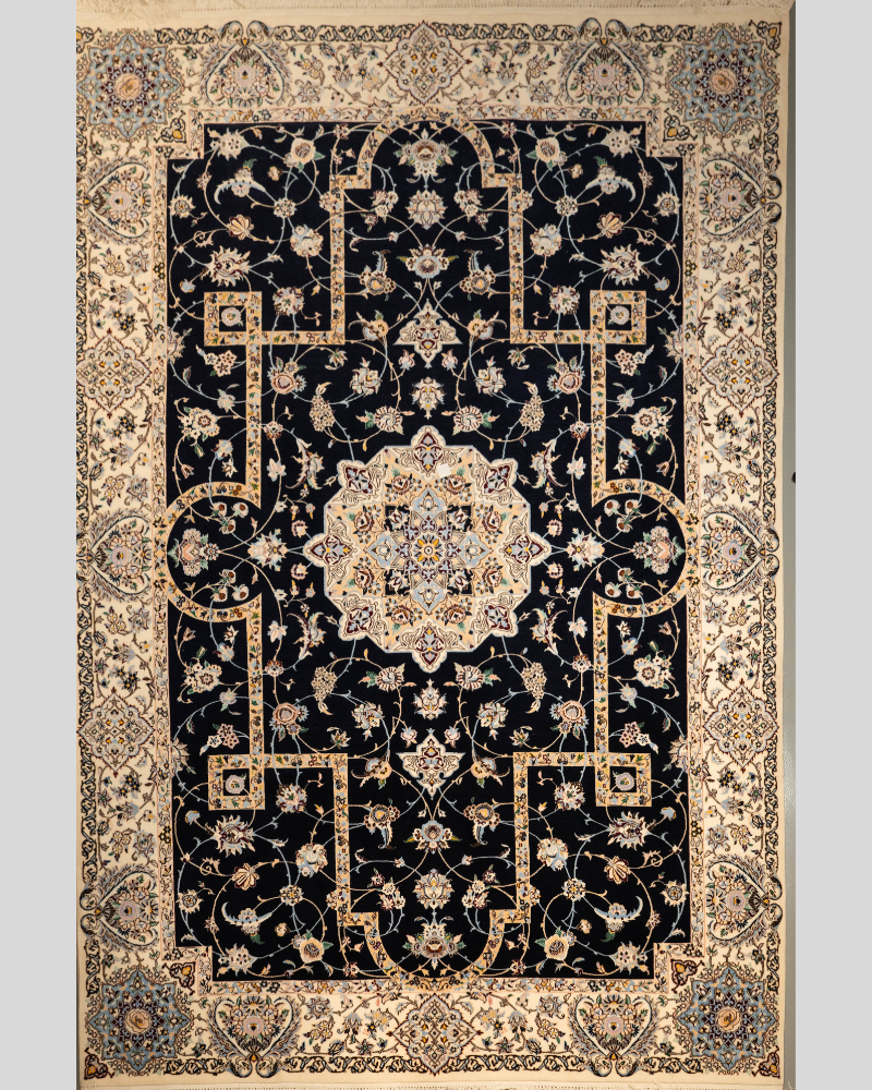 Nain → Handmade, hand-knotted in wool and cotton CPTHM10034