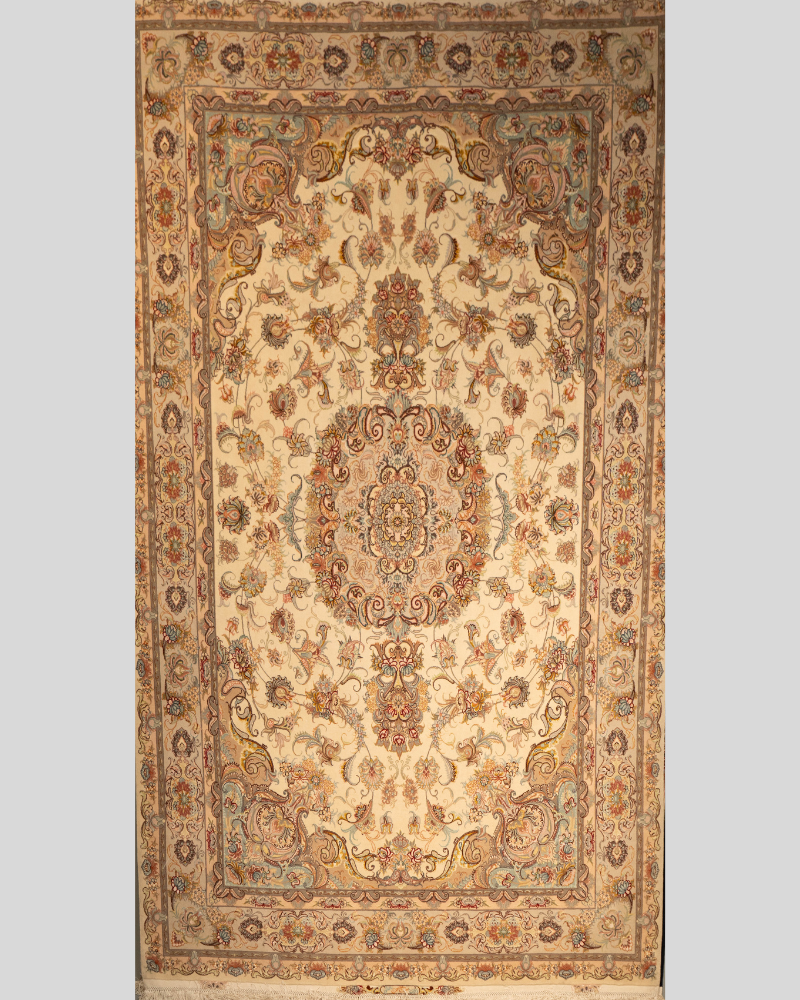 Elegant Tabriz Handmade Wool & Cotton Carpet CPTHM10049